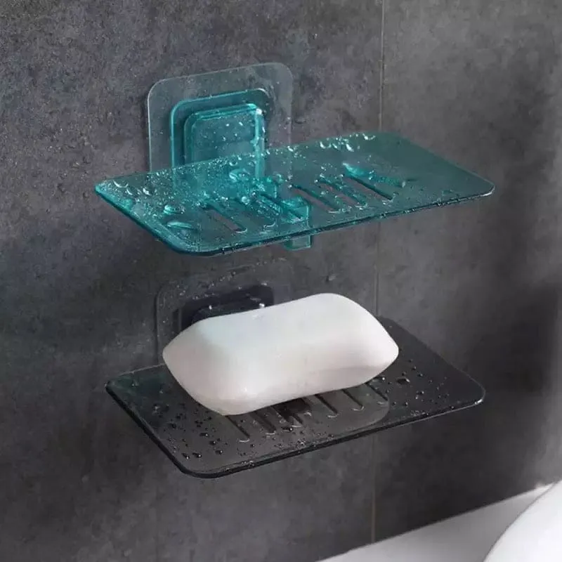 Self Draining Soap Holder, Wall Mounted Soap Dish, Creative Soap Dish Holder, Soap Draining Tray For Bathroom