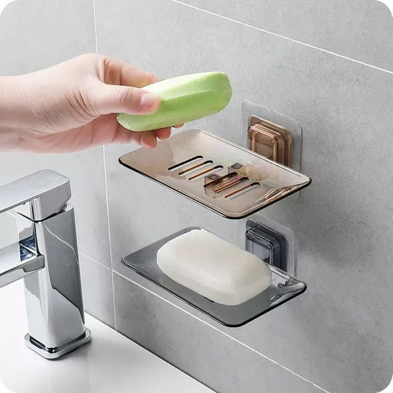 Self Draining Soap Holder, Wall Mounted Soap Dish, Creative Soap Dish Holder, Soap Draining Tray For Bathroom