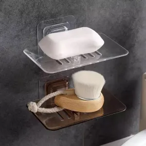 Self Draining Soap Holder, Wall Mounted Soap Dish, Creative Soap Dish Holder, Soap Draining Tray For Bathroom