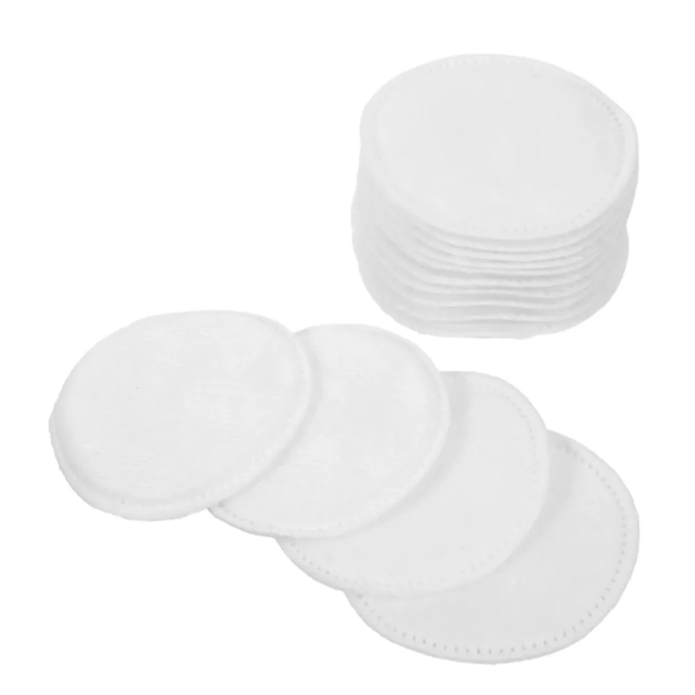 Set of 20Pcs Reusable Makeup Remover Pads Eco-Friendly Bamboo Cotton Pads White