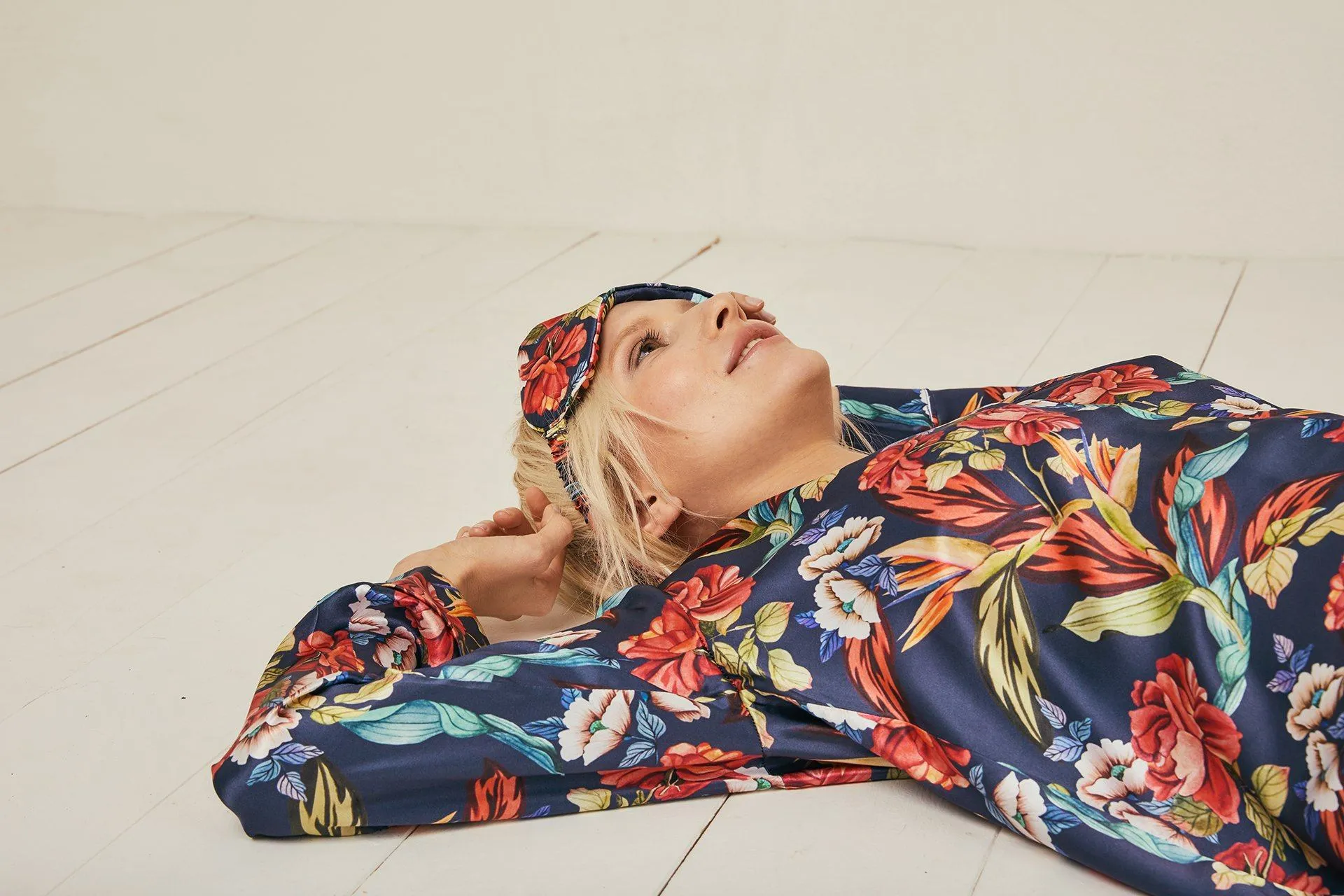 Silk Eye Mask - Urban Jungle