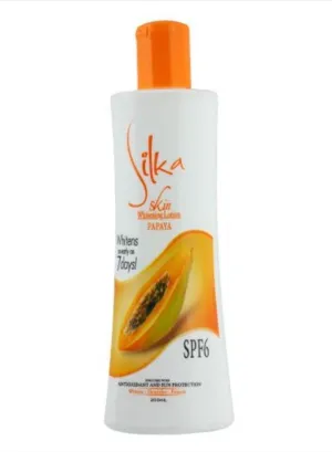 Silka Skin Whitening Papaya Lotion White 300ml