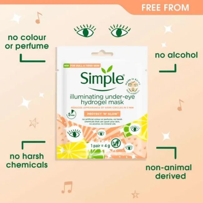 Simple Illuminating Under Eye Hydrogel Mask