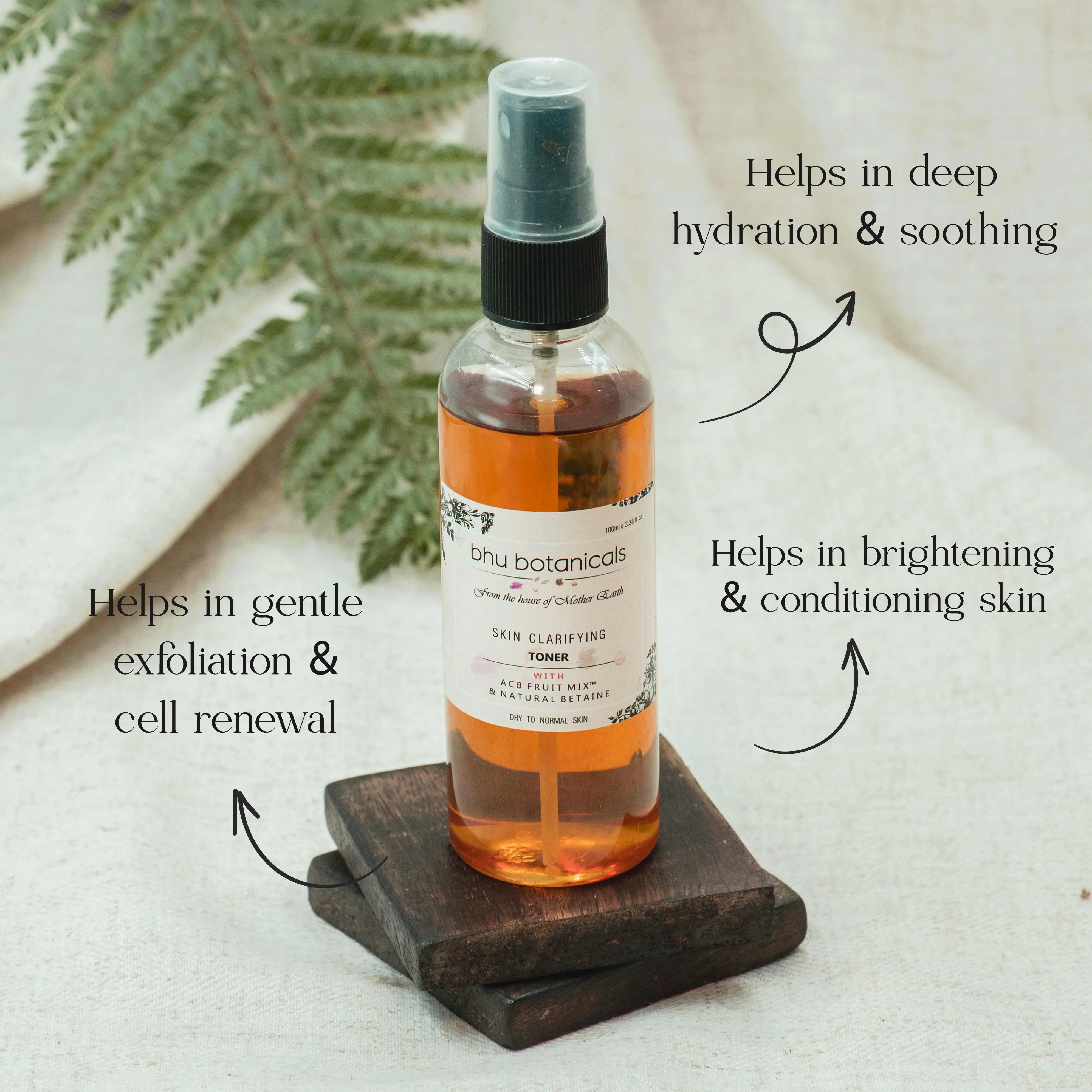 Skin Clarifying Toner - Dry to Normal Skin (With ACB Fruit Mix™ &  Natural Betaine) 100ml