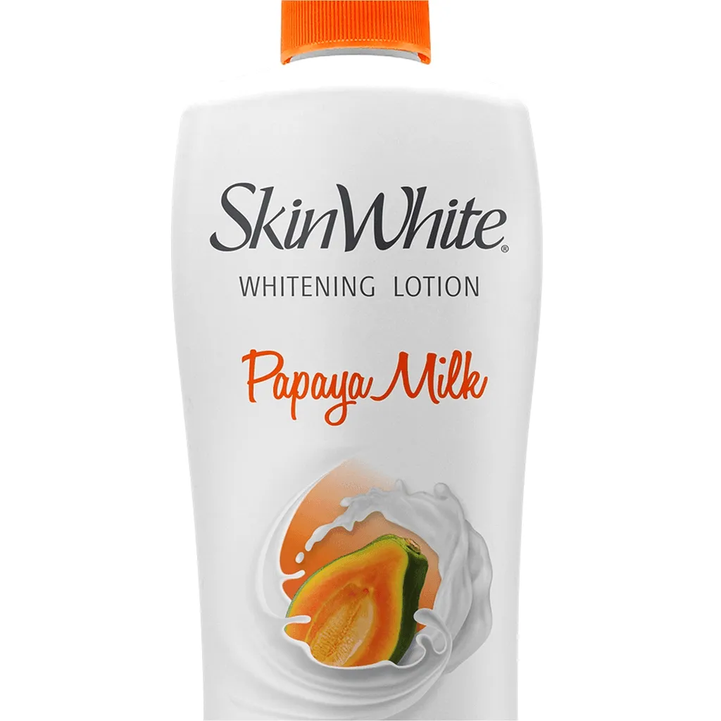 SkinWhite Papaya Milk Whitening Lotion with SPF10 - 500ml