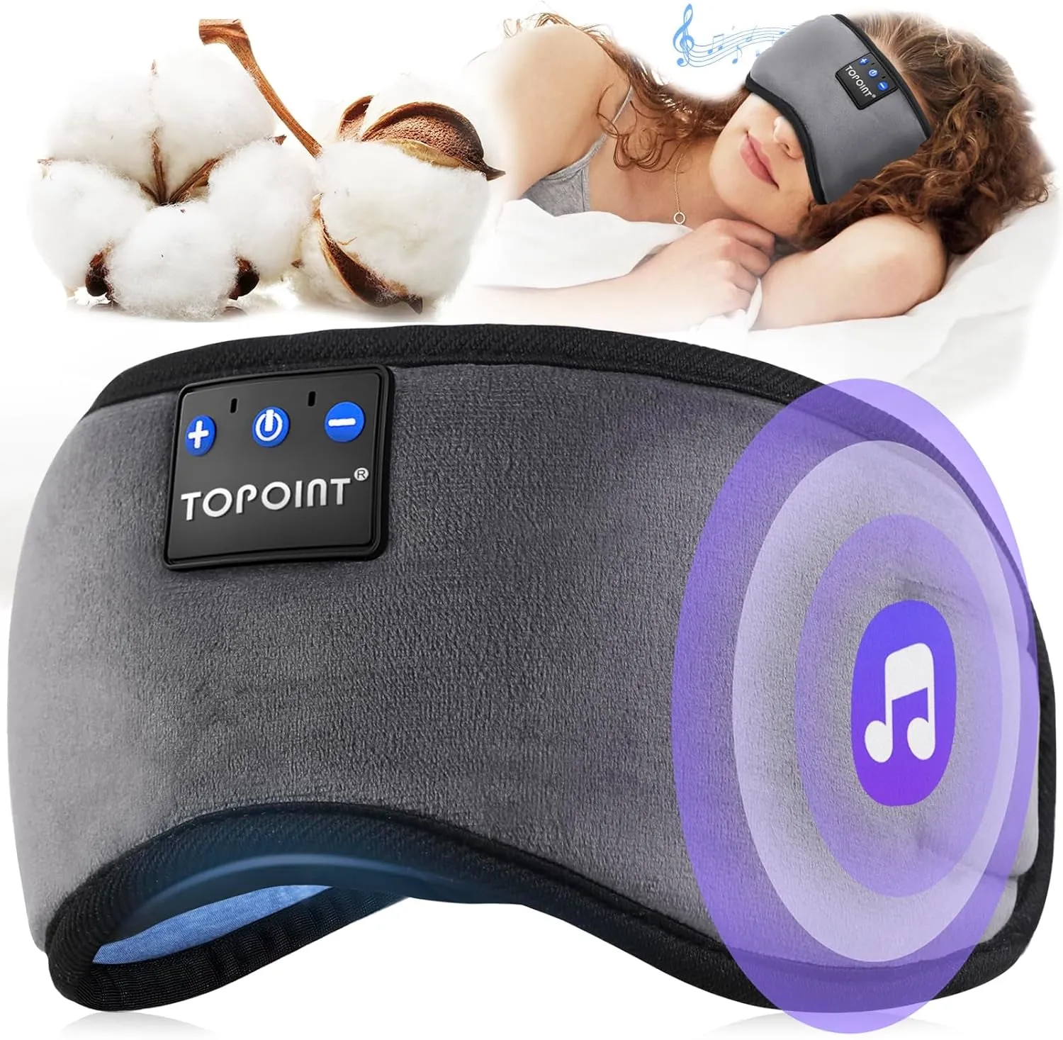 Sleep Mask Bluetooth Headphones
