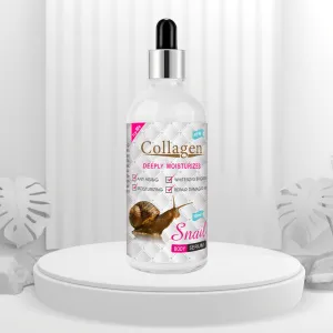 SNAIL COLLAGEN SERUM DEEPLY MOISTURIZES ANTI AGING WHITENING BRIGHTEN REPAIR DAMAGEN  (Pack of 2)