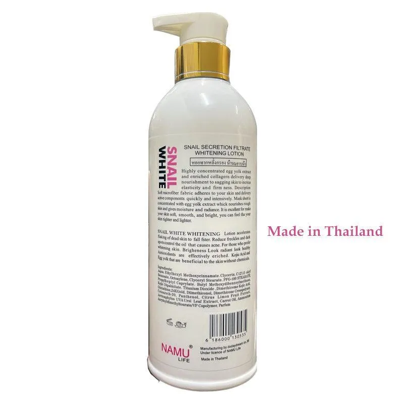 Snail White Body Lotion 500ml (Thailand) - Namu Life
