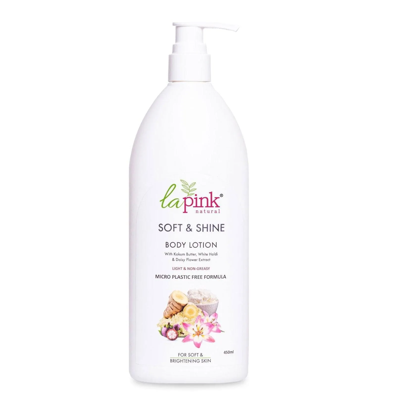 Soft and Shine Body Lotion With White Haldi & Daisy Flower To Enhance Radiance & Reduce Fine Lines