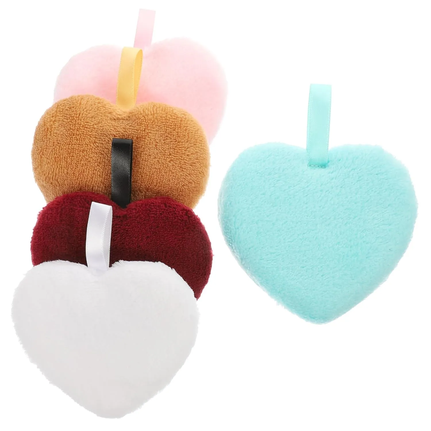 SOIMISS 5Pcs Skin Cleaning Powder for Makeup Removal Facial Cleansing Mixed Color Soft Cleaning Tools for Deep Cleaning Oil Control and Refreshing Skin