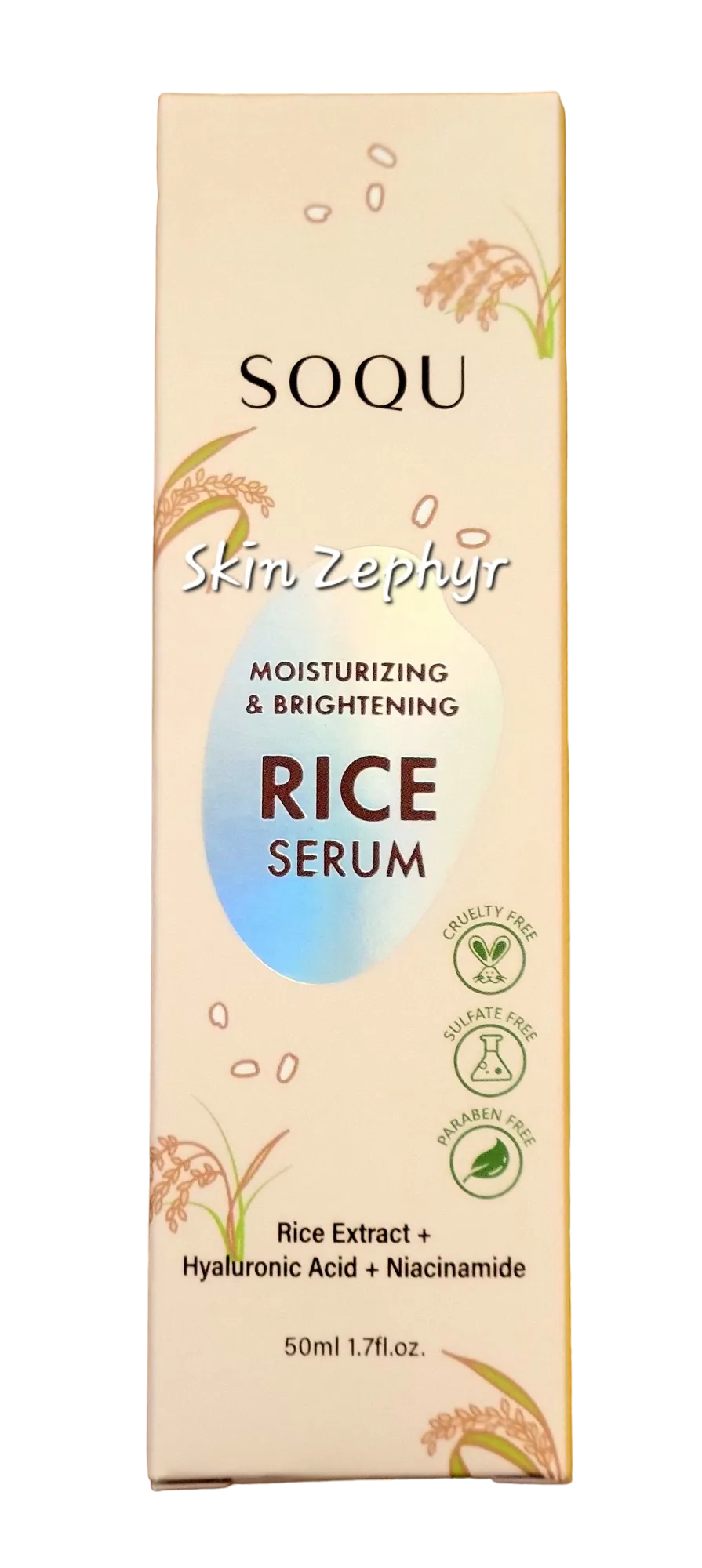 Soqu Moisturizing and Brightening Rice Serum