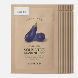 Sous Vide Mask Sheet 10 Mask Eggplant