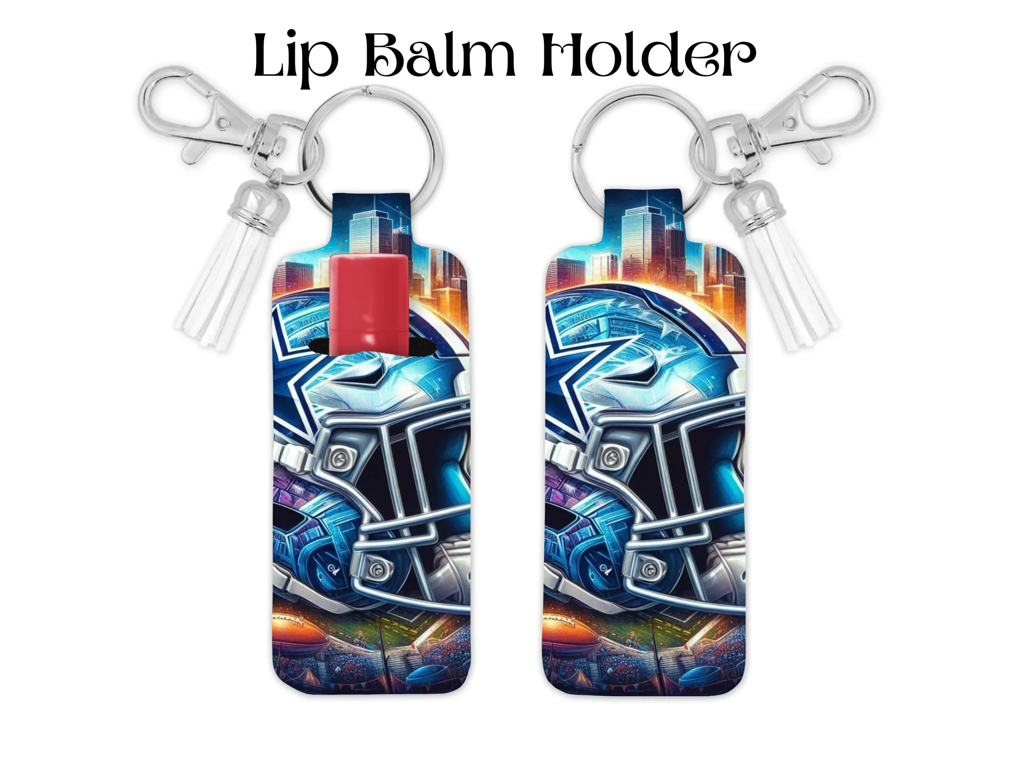Sports Lip Balm Holder, 7 different teams