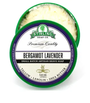 Stirling Soap Co. - Bergamot Lavender Shaving Soap