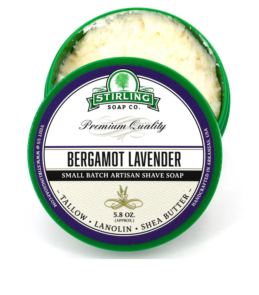 Stirling Soap Co. - Bergamot Lavender Shaving Soap