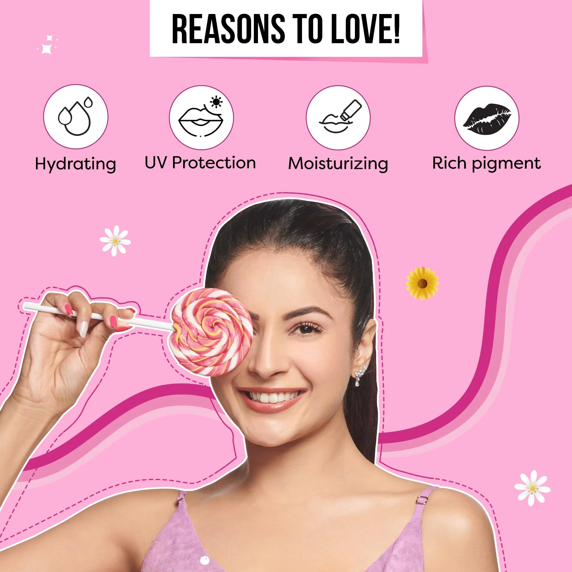 SUGAR POP Nourishing Glossy Lip Balm 04 Coffee - 4.5 Gms Tinted Lip Moisturizer For Dry And Chapped Lips, Intense Hydration And UV Protection