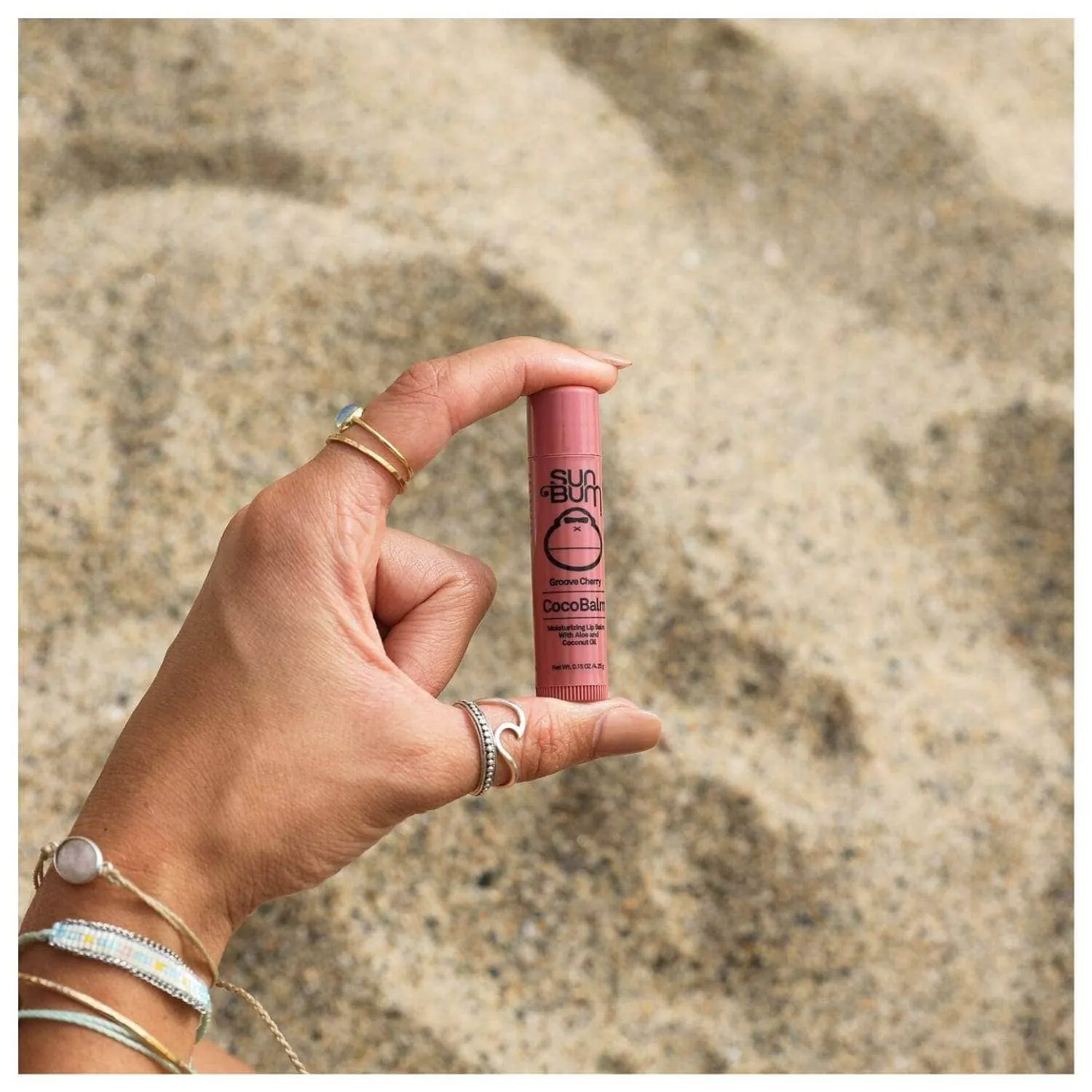 Sun Bum CocoBalm Moisturising Lip Balm - Groove Cherry
