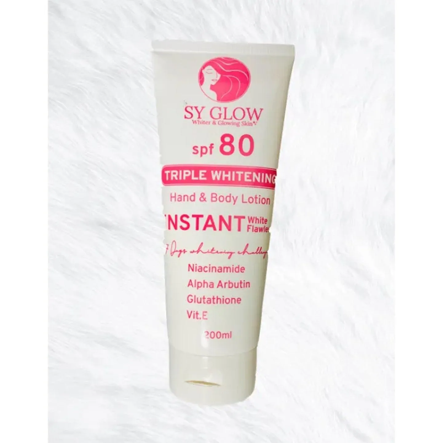 SY Glow Instant Whitening Lotion SPF 80 - 200ml