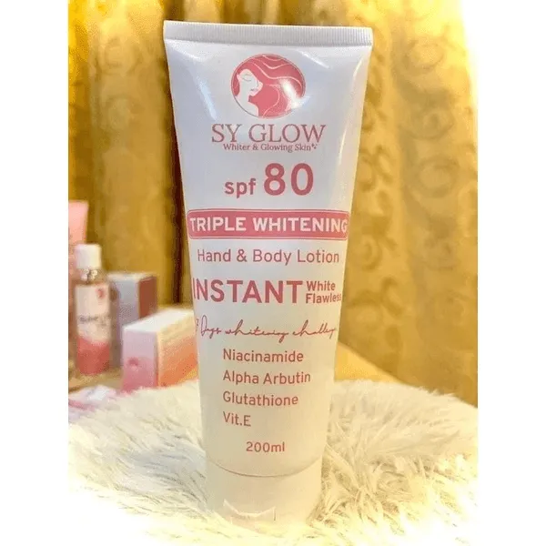 SY Glow Instant Whitening Lotion SPF 80 - 200ml