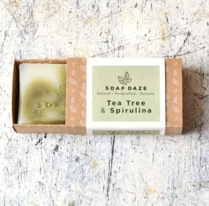Tea Tree & Spirulina Large Natural Soap - Soap Daze
