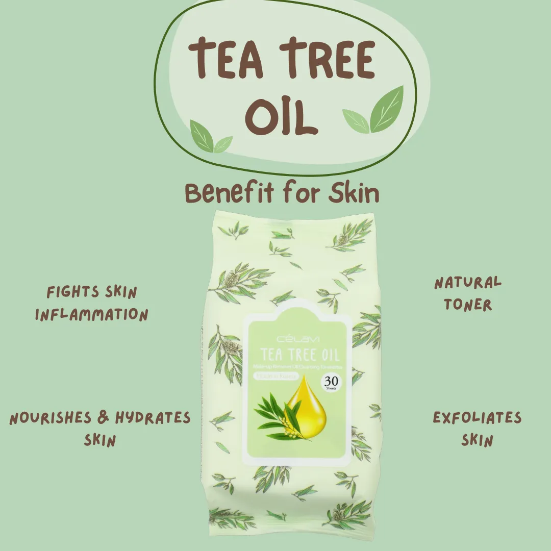 Tea Tree Oil Cleansing Wipes
