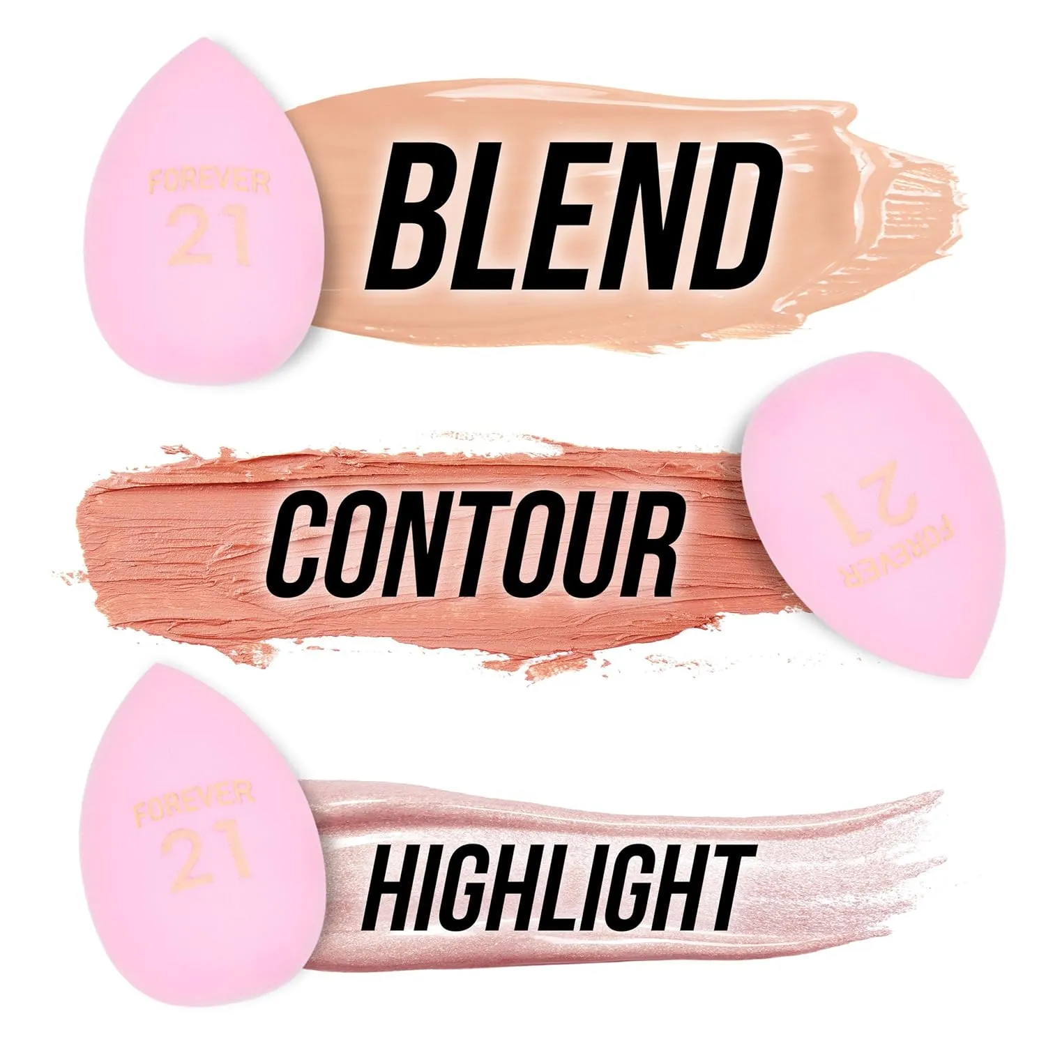 Teardrop Beauty Sponge (BLUSH) - Cosmetic Makeup Applicator Beauty Blender | Professional Beauty Tools   Accessories