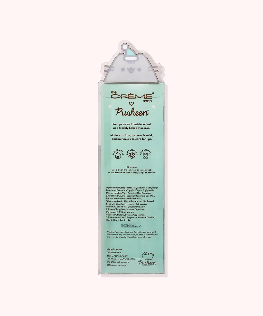 The Crème Shop x Pusheen Holiday Macaron Lip Balm Duo