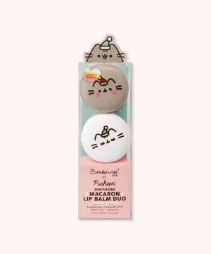 The Crème Shop x Pusheen Holiday Macaron Lip Balm Duo