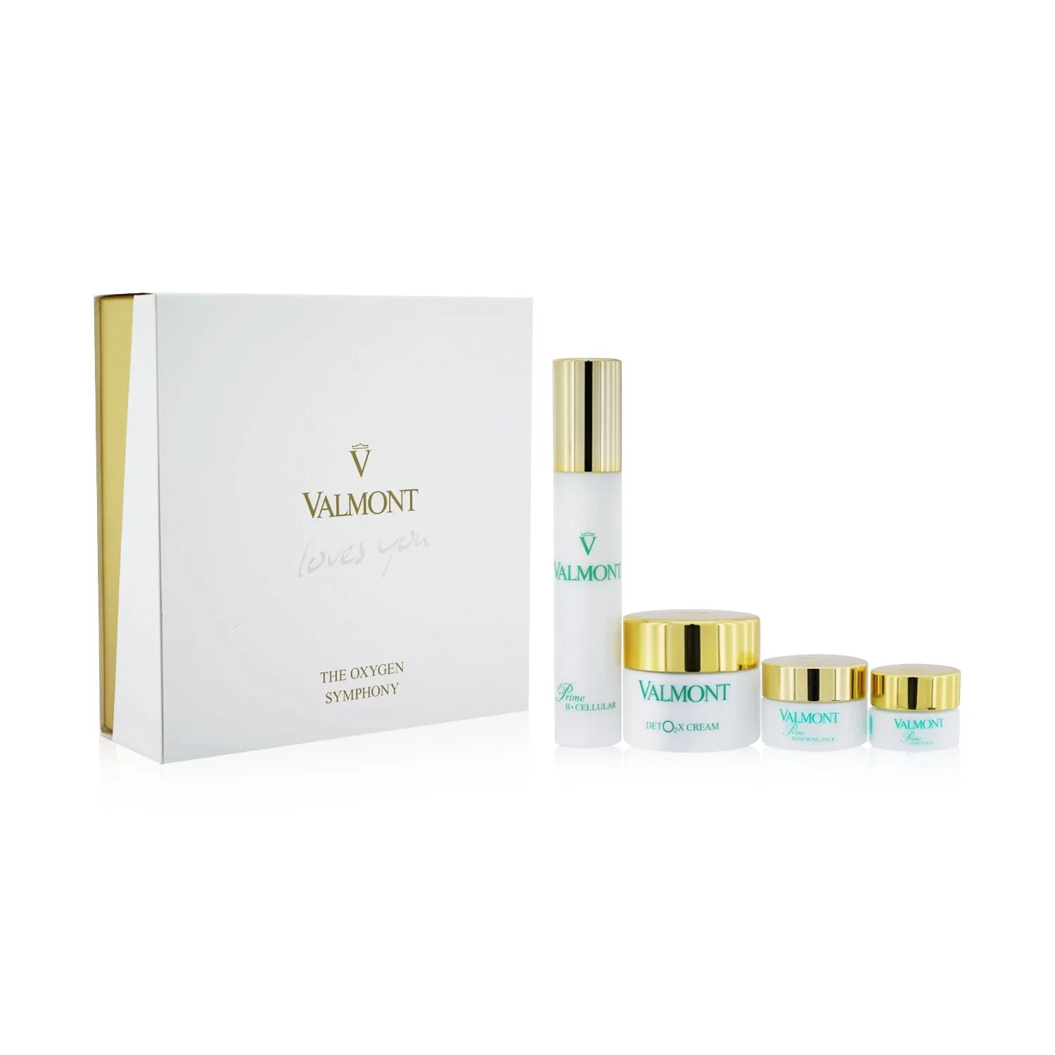 The Oxygen Symphony Set: Prime Renewing Pack 15ml   Prime B -Cellular 30ml   Prime Contour 5ml   Deto2x Cream 45ml