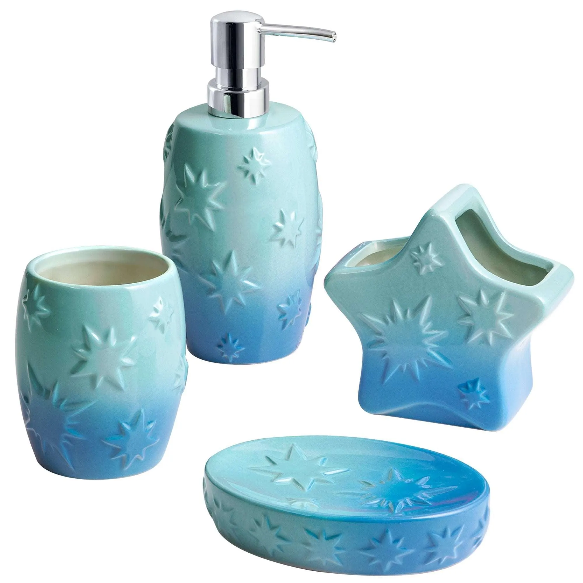 Tie Dye Sky 4-Piece Accessory Set