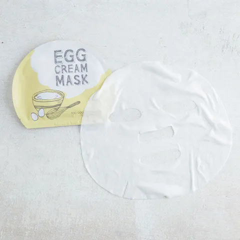 Too Cool For School Egg Cream Mask / Set of 2