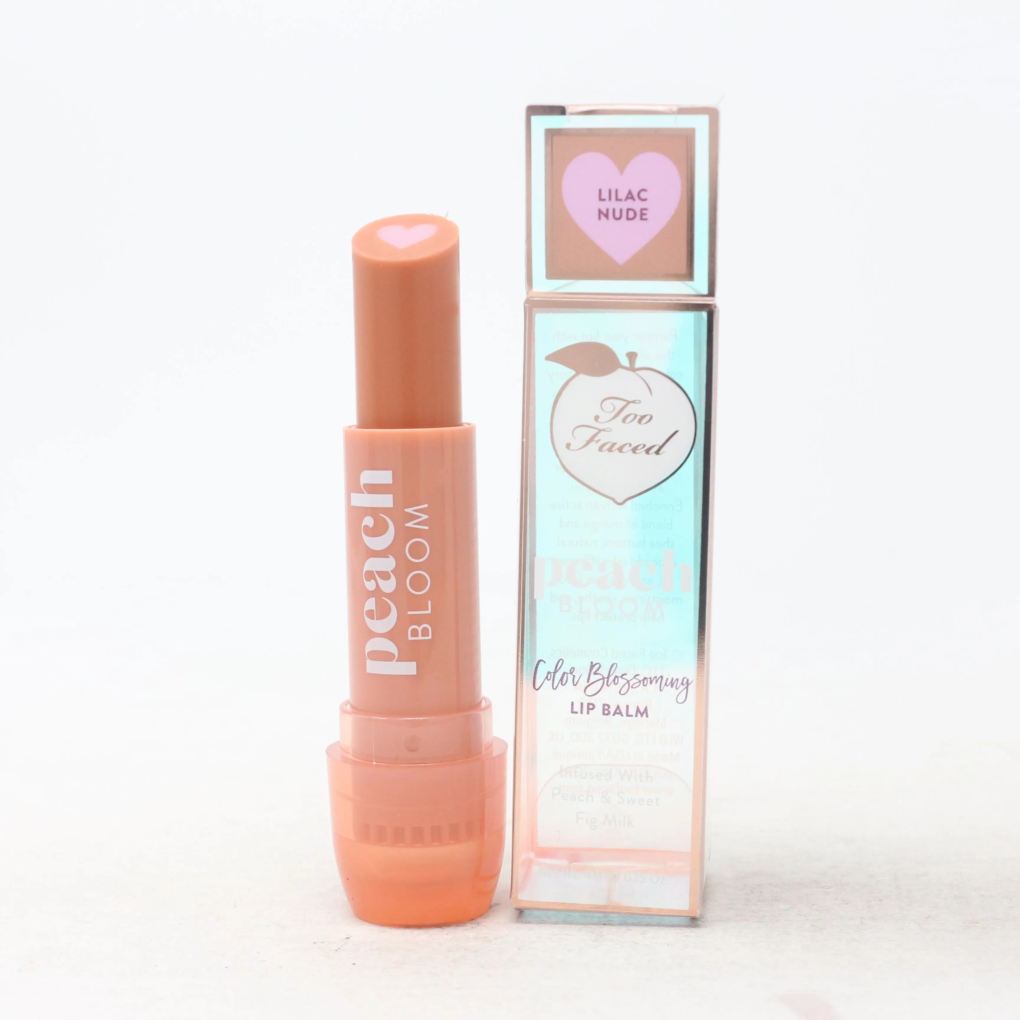 Too Faced Peach Bloom Color Blooming Lip Balm  0.15oz/15g New With Box