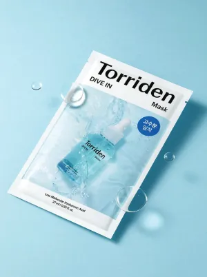 TORRIDEN Dive-In Mask Sheet (10)-Masque a L'acide Hyaluronique