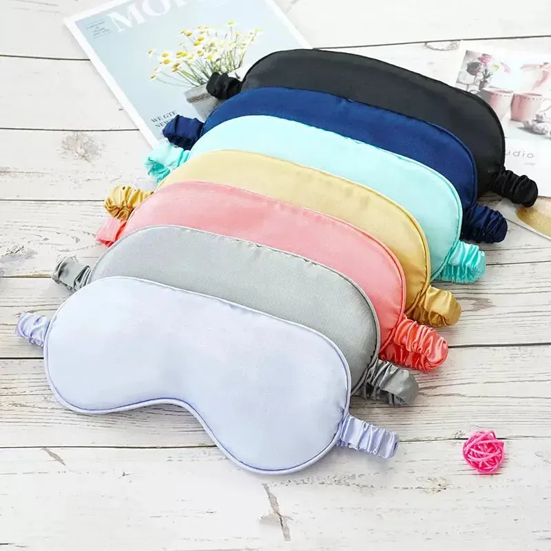 Ultra Soft Silk Sleep Mask for Blissful Nights Sleep Blindfold