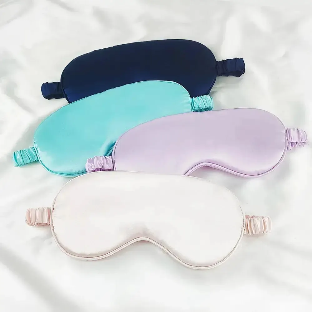Ultra Soft Silk Sleep Mask for Blissful Nights Sleep Blindfold