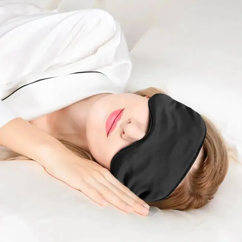 Ultra Soft Silk Sleep Mask for Blissful Nights Sleep Blindfold