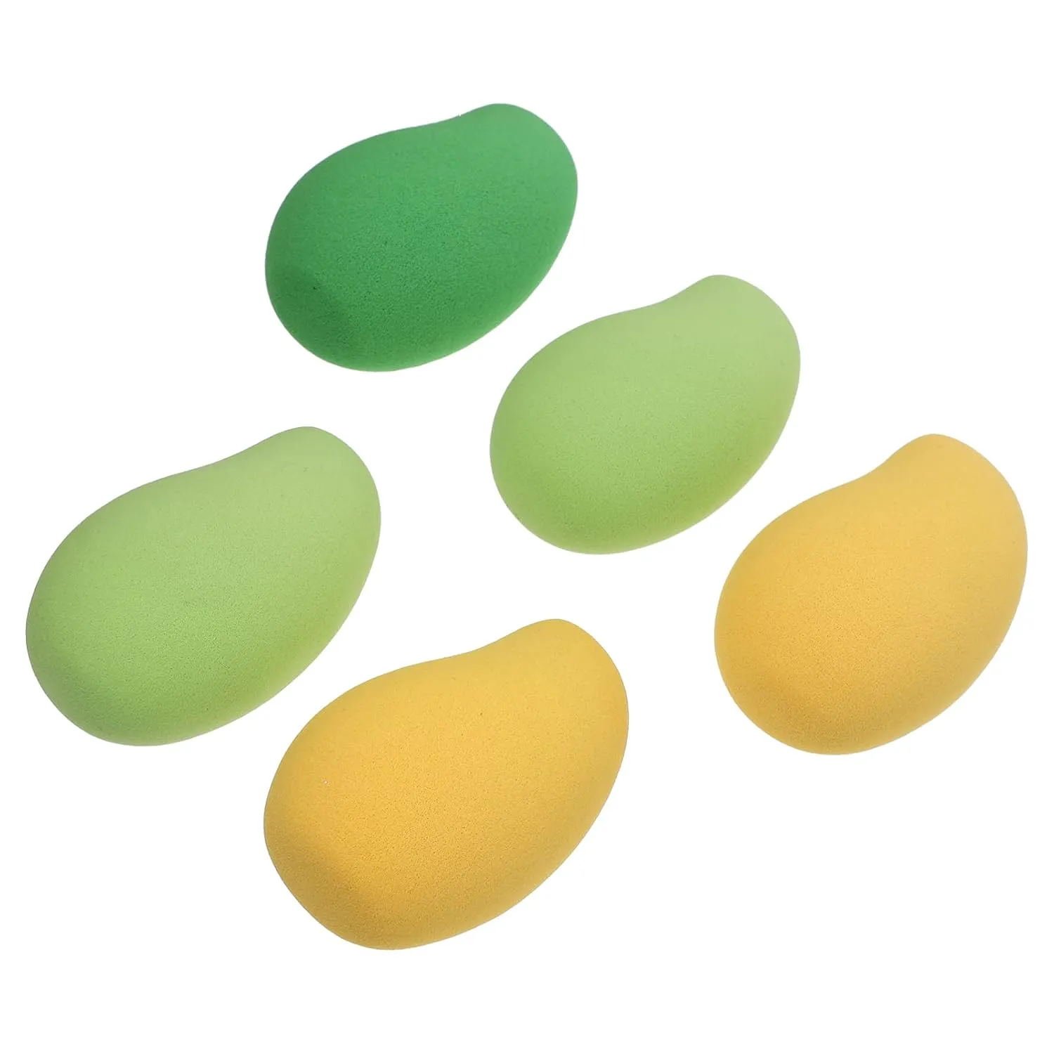VALICLUD 5 Pcs Mango Cosmetic Egg Makeup Powder Puff Make up Powder Puff Mango Shape Makeup Sponge Powder Puffs for Makeup Face Sponge Concealer Sponge Small Makeup Sponges Eyebrow Clean