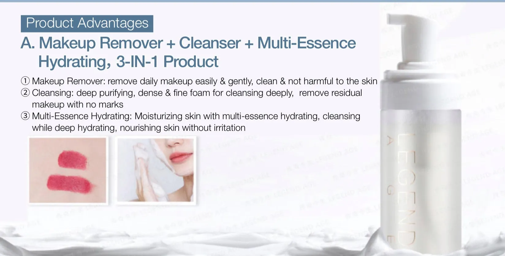 Value set: Legend Age 3-pcs Hydrating Skincare Set