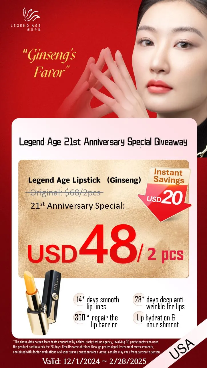 Value Sets: Legend Age Lipstick (Ginseng)