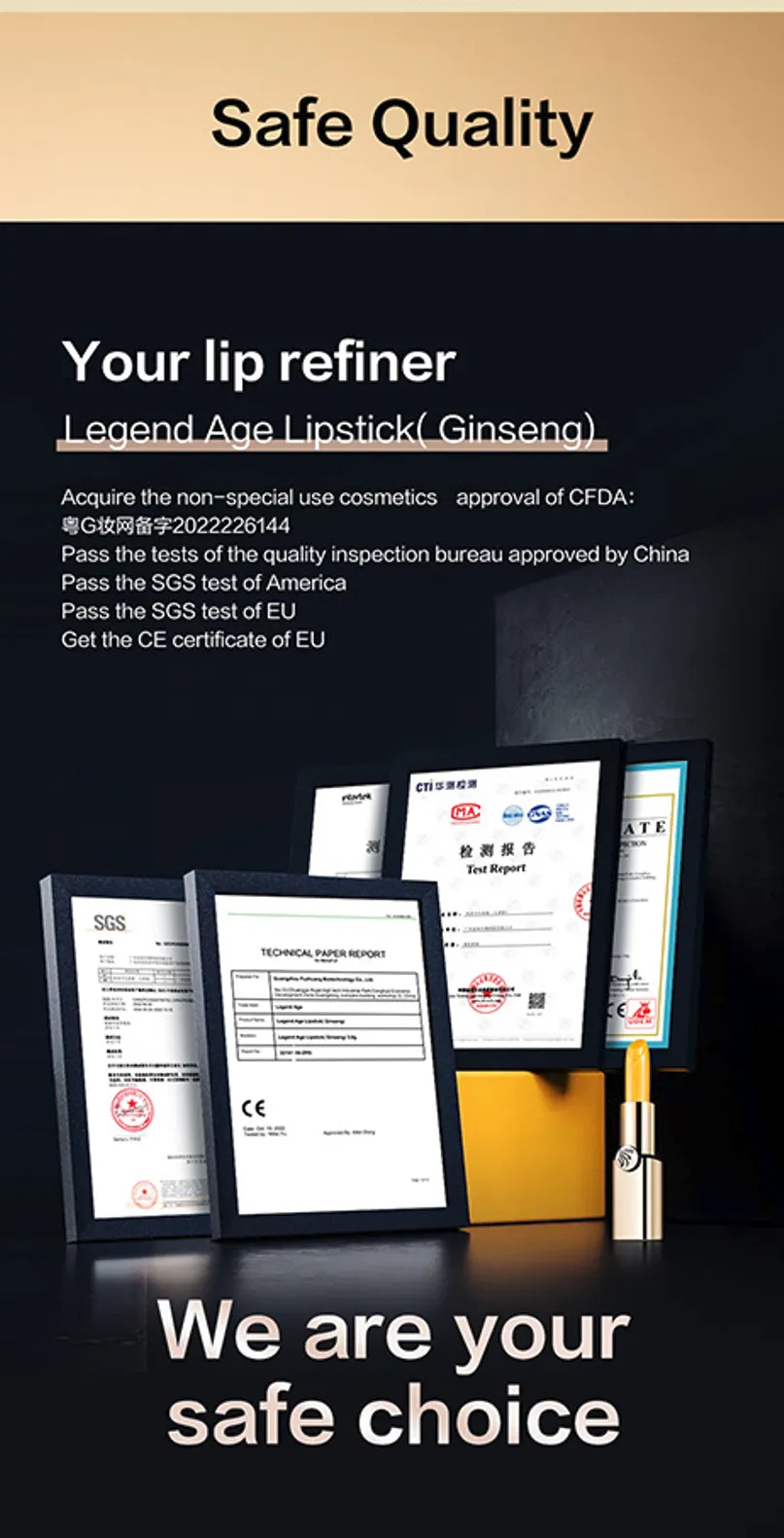 Value Sets: Legend Age Lipstick (Ginseng)