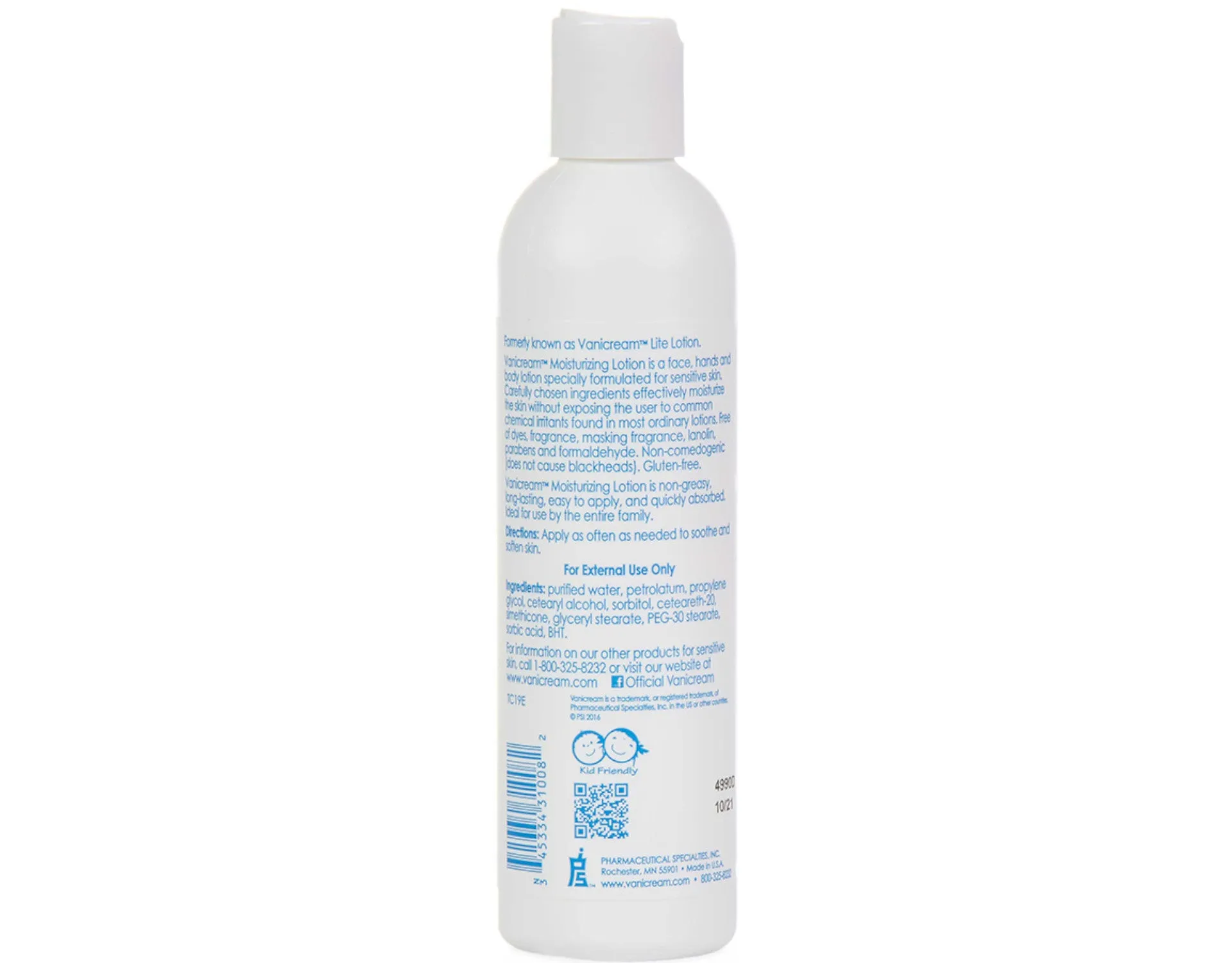 Vanicream Moisturizing Lotion for Sensitive Skin, 8 fl oz*