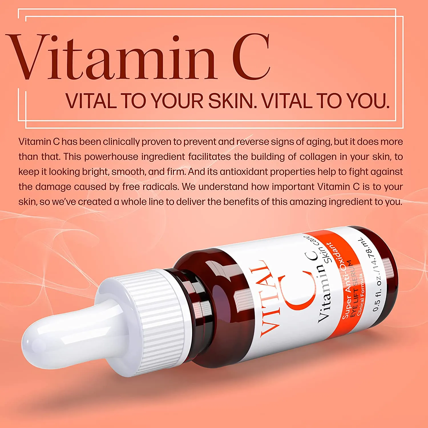 Vital-C Vitamin C Serum for Eyes, 0.5 oz