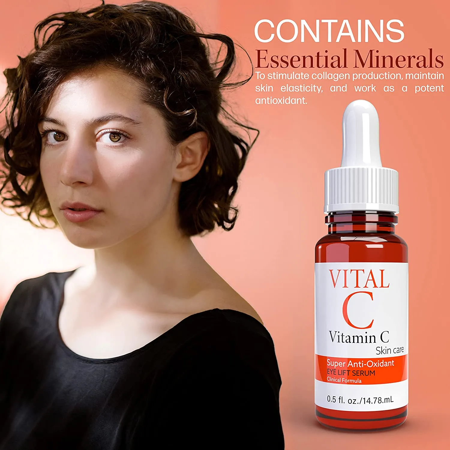 Vital-C Vitamin C Serum for Eyes, 0.5 oz