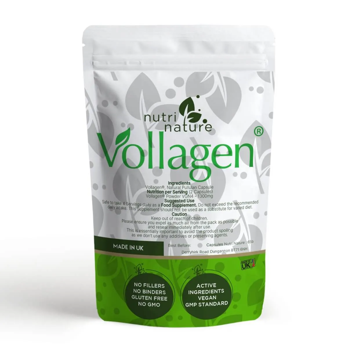 Vollagen - Vegan Collagen - 18 different Amino Acids