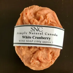 White Cranberry Wine Soap