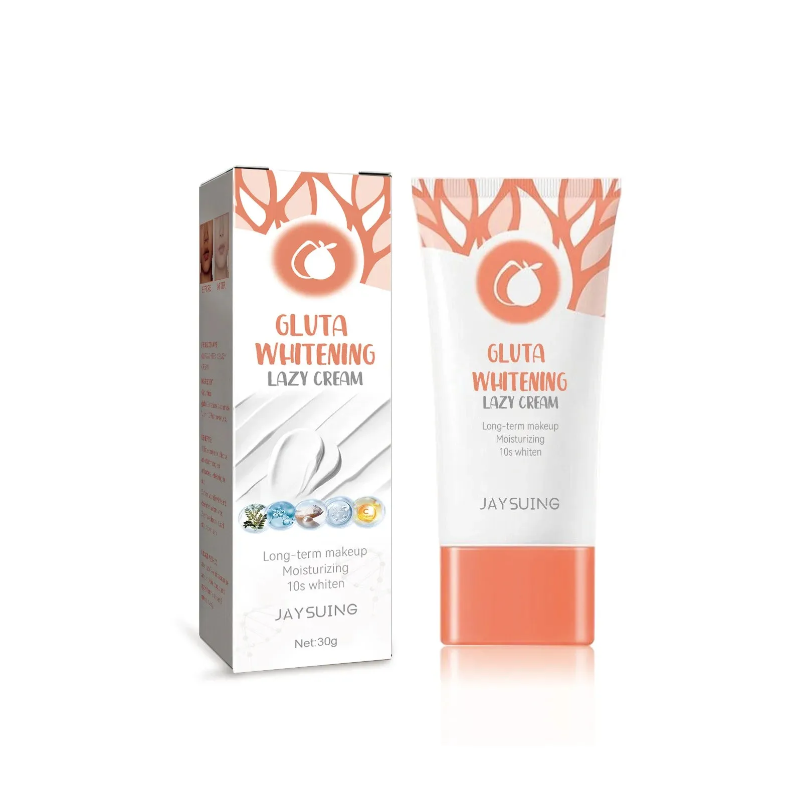 Whitening Lazy Cream - Skin Care, Face Lift, Repair, Firm Moisturizer, Brightening & Hydrating