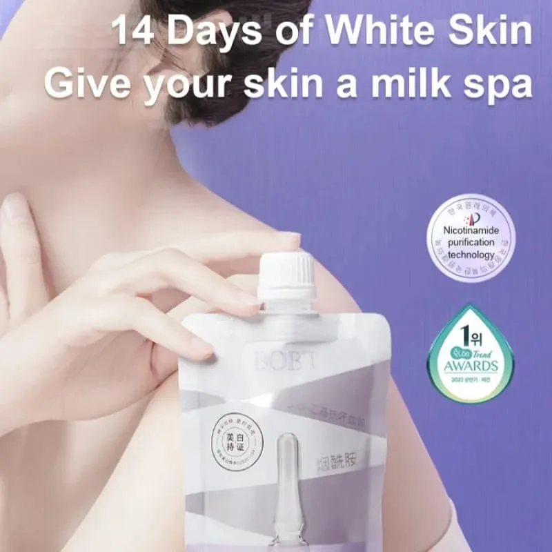 Whole Body Cold White Skin All Over Niacinamide Whitening Body Lotion 200g
