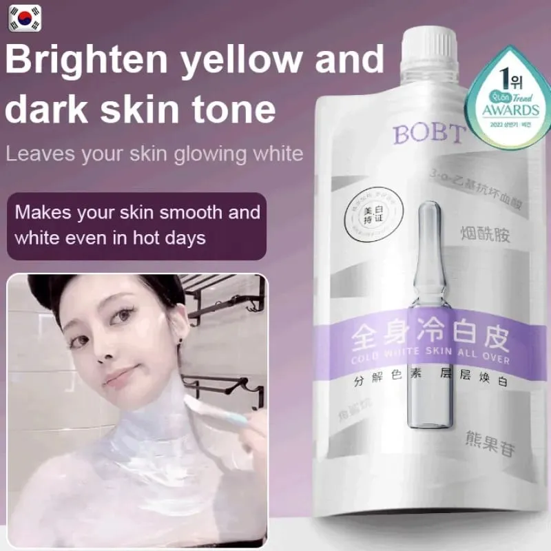 Whole Body Cold White Skin All Over Niacinamide Whitening Body Lotion 200g